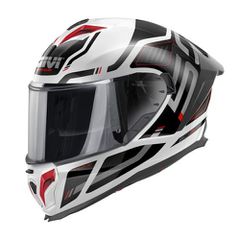 Κράνος Μηχανής Full Face Givi H50.3 Quasar white/black/red