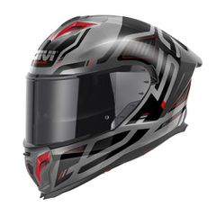 Κράνος Μηχανής Full Fce Givi H50.3 Quasar titan/black/red