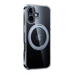 Torras Ostand Pro Case for iPhone 16 (Transparent)-thumb-1