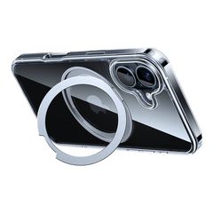 Torras Ostand Pro Case for iPhone 16 (Transparent)-thumb-2