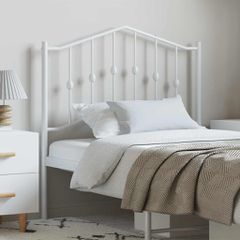 vidaXL Ανταλλακτικό κεφαλάρι Λευκό 100 εκ. Μεταλλικό