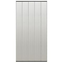 vidaXL Σήτα Πόρτας Κουρτίνα 5 Τεμαχίων Μαύρη 120 x 240 εκ.