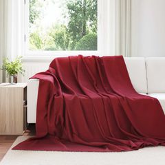 vidaXL Κουβέρτα Βεραμάν Κόκκινο 270 x 240 cm Μαλλί