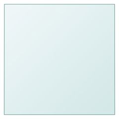 vidaXL Επιφάνεια Τραπεζιού Διαφανής 40 x 40 εκ. από Ψημένο Γυαλί