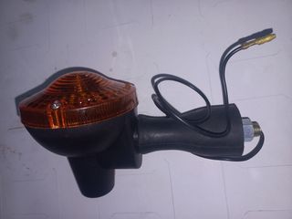 ΦΛΑΣ ΟΠΙΣΘΙΟ YAMAHA DT 100-125-175 ΣΤΡΟΓΓΥΛΟ ΜΑΥΡΟ ΜΕ ΒΑΣΗ TAIWAN