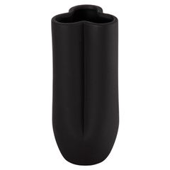 ΕΠΙΤΡΑΠΕΖΙΟ ΚΕΡΑΜΙΚΟ ΔΙΑΚΟΣΜΗΤΙΚΟ GLAZE HM4611.02 ΜΑΥΡΟ ΜΑΤ Φ14x34Υ εκ.