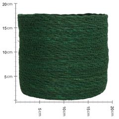 Καλάθι ArteLibre Πράσινο Seagrass 20x20x18cm Σετ 3Τμχ-thumb-3