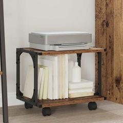 vidaXL Σταντ Εκτυπωτή Παλιό Ξύλο 41 x 28 x 33.5 εκ. Επεξεργασμένο ξύλο