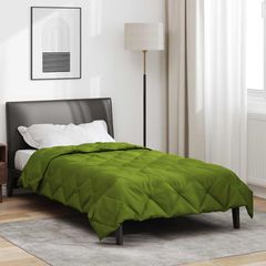 vidaXL Κουβέρτα ολόκληρου του χρόνου Πράσινο 140 x 220 cm Μικροΐνες