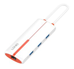 LDNIO docking station DS-26H, 6 θυρών, USB-C σύνδεση, 4K, 100W PD, λευκό-thumb-7