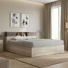 Κρεβάτι OLYMPUS pakoworld χρώμα castillo-toro 160x200εκ
