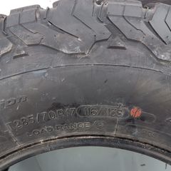 2 Ελαστικά 285/70R17 BF Goodrich DOT(2522)! Σέ άριστη κατάσταση 150€-thumb-2