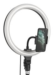 BASEUS φωτιστικό δαχτυλίδι LED CRZB12-B01, 12", χωρίς τρίποδα, μαύρο