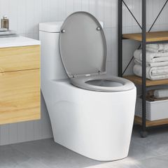 vidaXL Λεκάνη Γκρι 47 x 37 x 4 εκ Δυροπλάστ