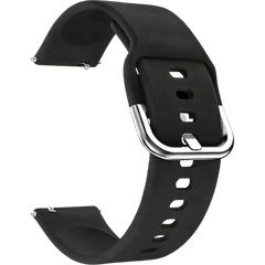 Λουράκι Smartwatch Σιλικόνης Soft Touch Universal 22mm Black
