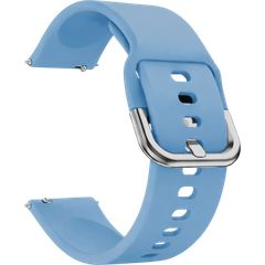 Λουράκι Smartwatch Σιλικόνης Soft Touch Universal 22mm Sky Blue