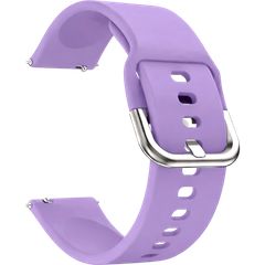 Λουράκι Smartwatch Σιλικόνης Soft Touch Universal 22mm Purple