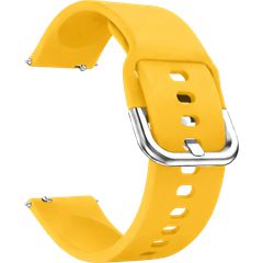Λουράκι Smartwatch Σιλικόνης Soft Touch Universal 22mm Yellow