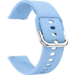 Λουράκι Smartwatch Σιλικόνης Soft Touch Universal 22mm Light Blue