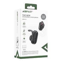 Wireless Earphones Hands Free Acefast FA003 TWS v5.3 550mAh 8hr Λειτουργίας 4-Mic ENC Τεχνολογία IPX4 Μαύρα-thumb-1