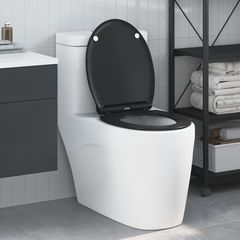 vidaXL Λεκάνη Μαύρο 45,5 x 37,5 x 3,8 εκ. Δυροπλάστ