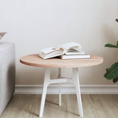 vidaXL Επιφάνεια Τραπεζιού Στρογγυλή Ø50x1,5 εκ. Μασίφ Ξύλο Οξιάς
