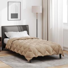 vidaXL Χειμερινό Παπλωματοθήκη 155 x 200 εκ. 450 gsm Taupe