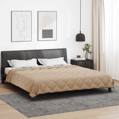 vidaXL Καλοκαιρινό Παπλωματοθήκη 200 x 200 cm Καλοκαίρι Taupe