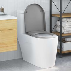 vidaXL Λεκάνη Γκρι 49 x 36 x 4 εκ Δυροπλάστ