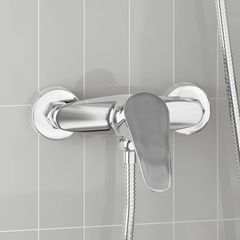 vidaXL Μίξερ ντους Με επίστρωση χρωμίου G 1 / 2 ίντσες