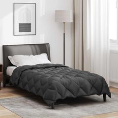 vidaXL Χειμερινό Παπλωματοθήκη 155 x 220 cm 450 gsm Ανθρακί
