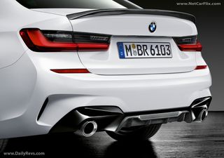 BMW 3 Series G20 G28 M PERFORMANCE 20-23 Rear Bumper Diffuser