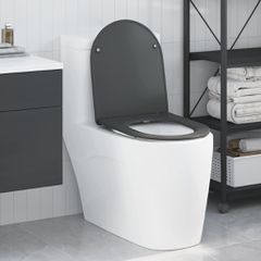 vidaXL Λεκάνη Ανθρακί 47 x 36 x 3,4 εκ Δυροπλάστ