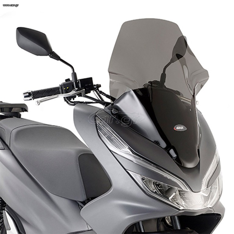 Ζελατίνα GIVI φυμέ για Honda PCX 125 μαζί με τις βάσεισ