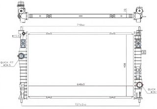 ΨΥΓΕΙΟ 1.2 ΒΕΝΖΙΝΗ - 1.5-1.6 BlueHDi ΠΕΤΡΕΛΑΙΟ (650x410x26) (ΤΥΠΟΥ CALSONIC)