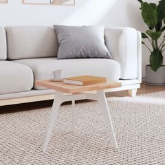 vidaXL Επιφάνεια Τραπεζιού Τετράγωνη 40x40x2,5 εκ. Μασίφ Ξύλο Οξιάς