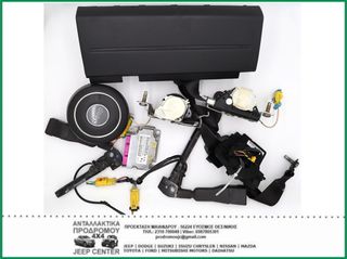 JEEP CHEROKEE KK (2008-2012) - ΠΛΗΡΕΣ ΣΕΤ ΑΕΡΟΣΑΚΩΝ / COMPLETE AIRBAG SRS KIT