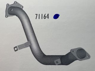 Σωλήνας εξάτμισης Devil για Subaru Impreza 2.0 GT Turbo (211hp ή 217hp).71164.