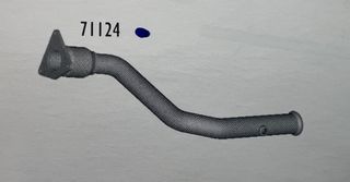 Σωλήνας μετα την πολλαπλή  Devil για Renault Clio 2 16S (1998 - 2012). 71124.
