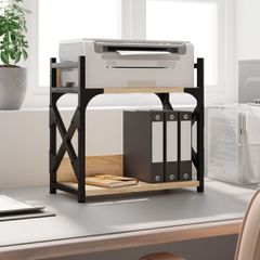vidaXL Βάση Εκτυπωτή 2 Επιπέδων Sonoma Δρυς 40x20x40 εκ Επεξ. Ξύλο
