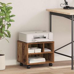 vidaXL Σταντ Εκτυπωτή Παλιό ξύλο 41 x 32 x 33.5 εκ. Επεξεργασμένο ξύλο