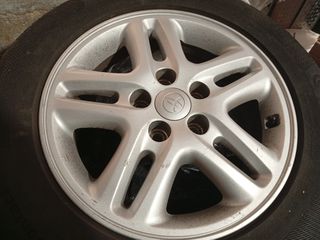 Ζάντες αλουμινίου γνήσιες Toyota Rav4 16" με χιονολαστιχα Continental