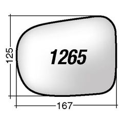 ΚΡΥΣΤΑΛΛΟ ΚΑΘΡΕΠΤΗ HYUNDAI I10 '07-'10 (ΘΕΡΜΑΙΝΟΜΕΝΟ, ΜΕ ΒΑΣΗ, ΧΡΩΜΙΟ) ΑΡΙΣΤΕΡΟ 4211107L-thumb-1