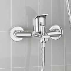 vidaXL Μίξερ ντους Με επίστρωση χρωμίου G 1 / 2 ίντσες