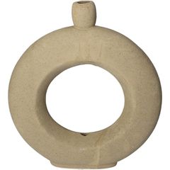 Βάζο ArteLibre Καφέ Κεραμικό 27x5.6x30.5cm