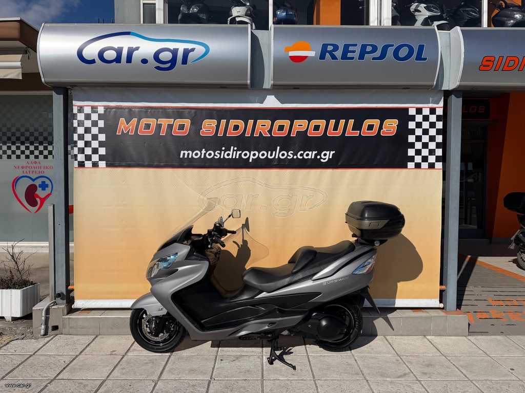 Suzuki Burgman 400 2016 -MOTOSIDIROPOULOS- BURGMAN 400 ABS 2016-ΧΡΗΜΑΤΟΔΟΤΗΣΗ-