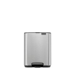 Brabantia 1010142 Κάδος απορριμμάτων Bo Pedal 7L, Matt Steel Fingerprint Proof