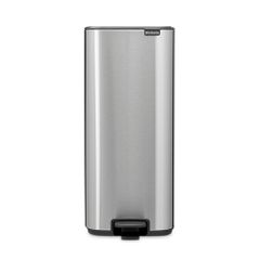 Brabantia 1010144 Κάδος απορριμμάτων Bo Pedal 30L, Matt Steel Fingerprint Proof