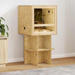 vidaXL Βάση Terrarium Καφέ 50 x 50 x 50 cm OSB