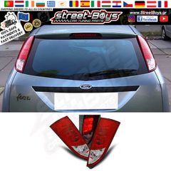 ΠΙΣΩ ΦΑΝΑΡΙΑ LED FORD FOCUS MK1 (1998-2004) | Street Boys - Car Tuning Shop |